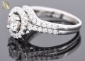 Нов Сет от Два Златни Пръстена с 1.52кт Естествени Диаманти, снимка 9