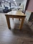 Малка дървена трапезна маса от 100 % дъб, снимка 2