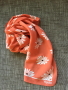 Копринен шал с флорален десен, снимка 9