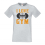 Мъжка Фитнес тениска I Love Gym 1 Gym,спорт,Щанги,Тренировки,Спортуване,, снимка 2