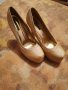 Официални дамски  обувки с 14 см. токче (обувани са един път) 39 номер , снимка 1 - Дамски обувки на ток - 35007671