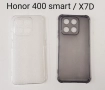 Прозрачен и тъмнопрозрачен силикон за Honor 400 Smart 5G / 400 Smart 4G / X7d 4G , снимка 1