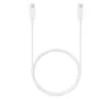 Кабел за пренос на данни и зареждане USB-C - USB-C Samsung EP-DA705, 25W, 1 м, цвят: бяло, снимка 1