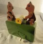 Стари механични играчки, с мечета и трион, зайци, заек дървена, играчки, антика, снимка 7