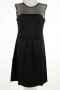 Черна рокля с тюл марка Rylko by Agnes & Paul EU 40, снимка 1 - Рокли - 33224453