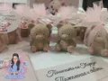 Подаръчета за гости - мече с буквичка , снимка 2