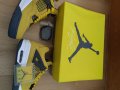 Nike Air Jordan Retro 4 Yellow Lightning Кецове Обувки Маратонки Нови Дамски Размер 39 Номер , снимка 9