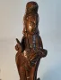 азиатска дървена фигура дърворезба    2/1, снимка 2