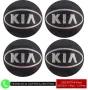 Стикери 65мм за Kia Киа / алуминиеви емблеми за тасове / капачки / джанти самозалепващи, снимка 1