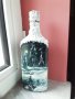 Ръчно декорирана бутилка за домашен алкохол , снимка 1 - Други - 38752556
