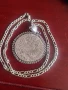 сребърен медальон 1 телер, снимка 2