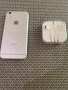 Iphone 6 silver 87 % батерия+ ipods apple слушалки, снимка 5