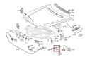 2118800259  Жило за отваряне на преден капак Mercedes, E Class W211, CLS C219, снимка 2