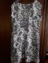 Дамска рокля без ръкав бяло и черно, снимка 3