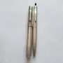 Сребърни химикалка и писалка със златен писец 14к Warranted, снимка 9