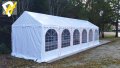 Професионална шатра 4х12м, огнеустойчив PVC брезент 550гр/м2