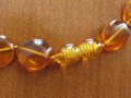 Дамско колие-кръг от първокласен балтийски кехлибар, снимка 3
