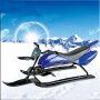 Зимна шейна за двама със стоманена рамка с кормило и три броя ски , снимка 1 - Зимни спортове - 43962003