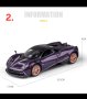 Метален реалистичен модел на Pagani Huayra, снимка 9