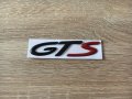Порше Porsche GTS надпис емблема черен с червено, снимка 2