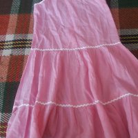 Детска лятна рокличка с презрамки,розова., снимка 3 - Детски рокли и поли - 37020072