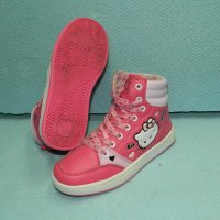 кожени кецове  HELLO KITTY номер 31, снимка 4 - Детски маратонки - 28617252