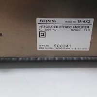Стерео усилвател Sony TA-AX3, снимка 4 - Ресийвъри, усилватели, смесителни пултове - 27115666