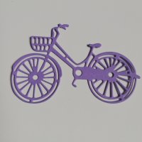 Елемент от хартия велосипед колело скрапбук декорация , снимка 1 - Други - 37895515