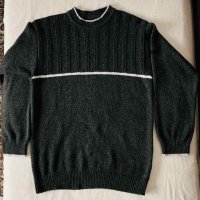 Мъжки вълнен пуловер, 50% мерино, снимка 3 - Пуловери - 35183460