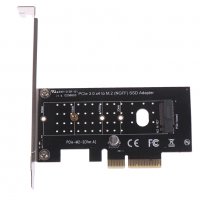 Преходник M2 SSD NVME към PCI-E 3.0 x4 + Гаранция, снимка 12 - Кабели и адаптери - 21852475