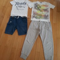 Детски дрешки: блузки GANT,Benetton и долнища Next,H&M за 10 г.момче:, снимка 3 - Детски комплекти - 28151620