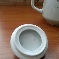 Стар български порцелан чайник кана , снимка 3 - Антикварни и старинни предмети - 33682329