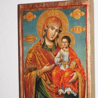 Икона на Дева Мария с Младенеца, снимка 11 - Икони - 22667772