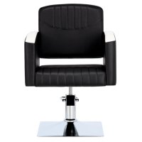 Хидравличен въртящ се фризьорски стол Cruz за фризьорски салон Z-FJ-83032-BLACK-FOTEL-BEZPODN, снимка 2 - Фризьорски столове - 43860955