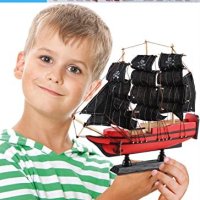 Нов детски комплект пиратски кораб за сглобяване рисуване деца 8+ играчка, снимка 2 - Други - 40327404