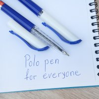 3032 Химикалка Polo Pen, 0.7mm, син, снимка 2 - Ученически пособия, канцеларски материали - 37816911