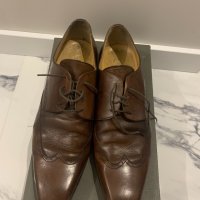 Мъжки кафяви обувки Rollmann - естествена кожа, снимка 2 - Официални обувки - 32357952