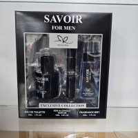 Подаръчен сет Savoir For Men , снимка 1 - Мъжки парфюми - 43480444