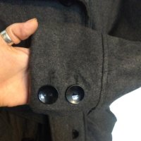 Елегантно вълнено палто тип Кардиган / голям размер , снимка 9 - Палта, манта - 43786167