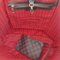 Кафява чанта Louis VuittonNeverfull- 185-10, снимка 5 - Чанти - 33326911