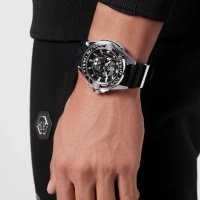 Мъжки часовник Philipp Plein THE $KULL CARBON FIBER 44mm, снимка 3 - Мъжки - 40361993