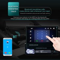 1Din Мултимедия за кола музика bluetooth usb видео екран touch screen радио cd dvd, снимка 9 - Аксесоари и консумативи - 26514874