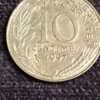 10 сантима Франция 1997, снимка 1 - Нумизматика и бонистика - 35067671