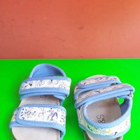 Английски детски сандали с естествена кожастелка-ортопедични-M&S, снимка 6 - Детски сандали и чехли - 28536995