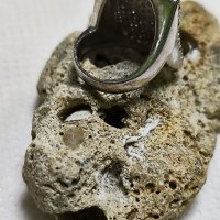 Невероятно красив сребърен пръстен , обсипан от изкрящи циркони , размер 18, снимка 3 - Пръстени - 40738211