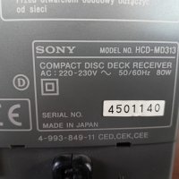 Sony HCD-MD313 минидиск система, снимка 14 - Аудиосистеми - 40290533