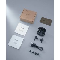  AUKEY EP-T25 TWS слушалки с докинг, Bluetooth 5.0, USB-C, 25 часа възпроизвеждане , снимка 6 - Безжични слушалки - 40339533