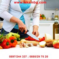 Комплект ножове с белачка , снимка 6 - Аксесоари за кухня - 28506384