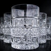 Луксозни чаши за уиски чешки кристал Бохемия, снимка 1 - Чаши - 36938243