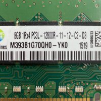 Samsung RAM 8gb 8G 1RX4 PC3L-12800R -11-12-C2 DDR3 1600 ECC REG, снимка 5 - RAM памет - 43297643